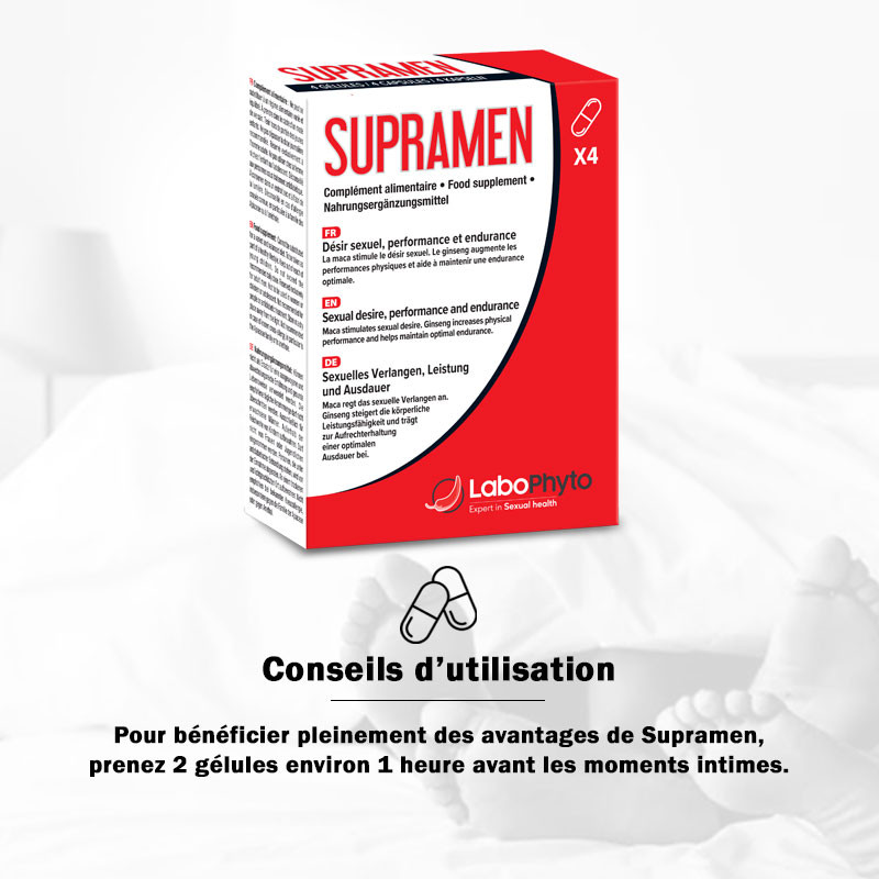 SupraMen (4 gélules) - Aphrodisiacs for cross-dressers