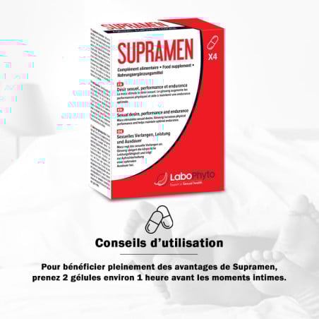 SupraMen (4 gélules) - Aphrodisiaques pour travestis