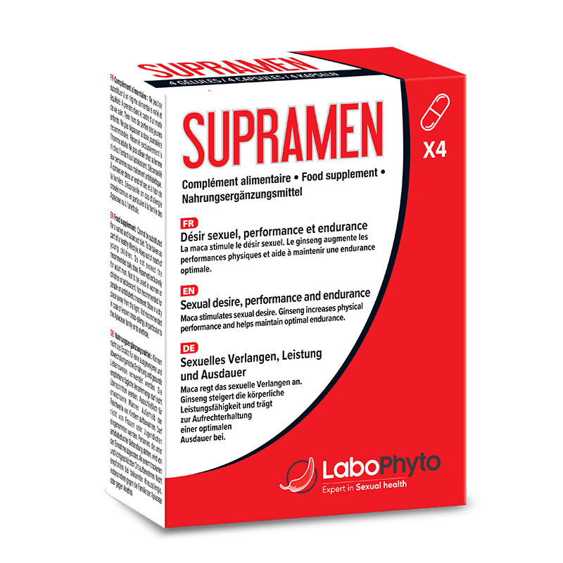SupraMen (4 gélules) - Aphrodisiacs for cross-dressers
