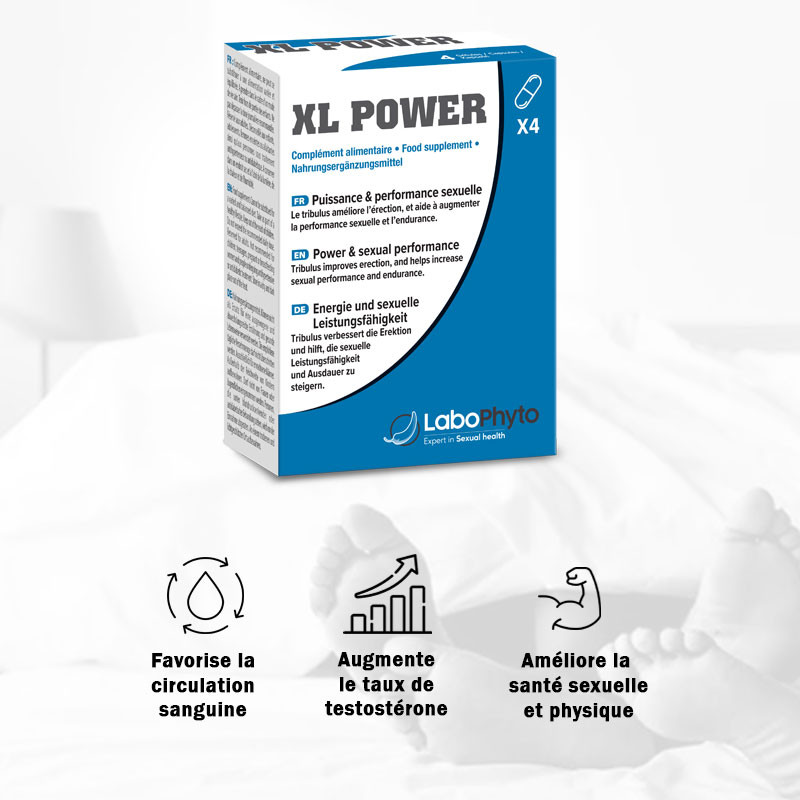 XL Power (4 gélules végétales) - Aphrodisiaques pour travestis