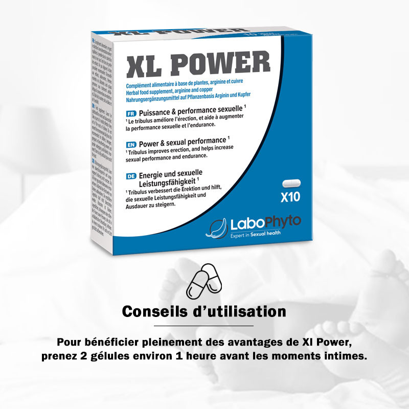 XL Power 10 capsules - Aphrodisiacs for cross-dressers