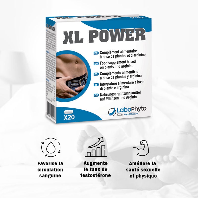 XL Power (20 gélules) - Aphrodisiaques pour travestis