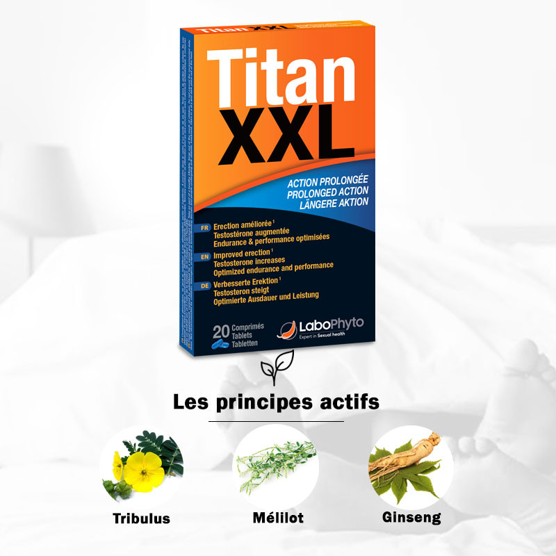 Titan XXL (20 comprimés) - Aphrodisiacs for cross-dressers