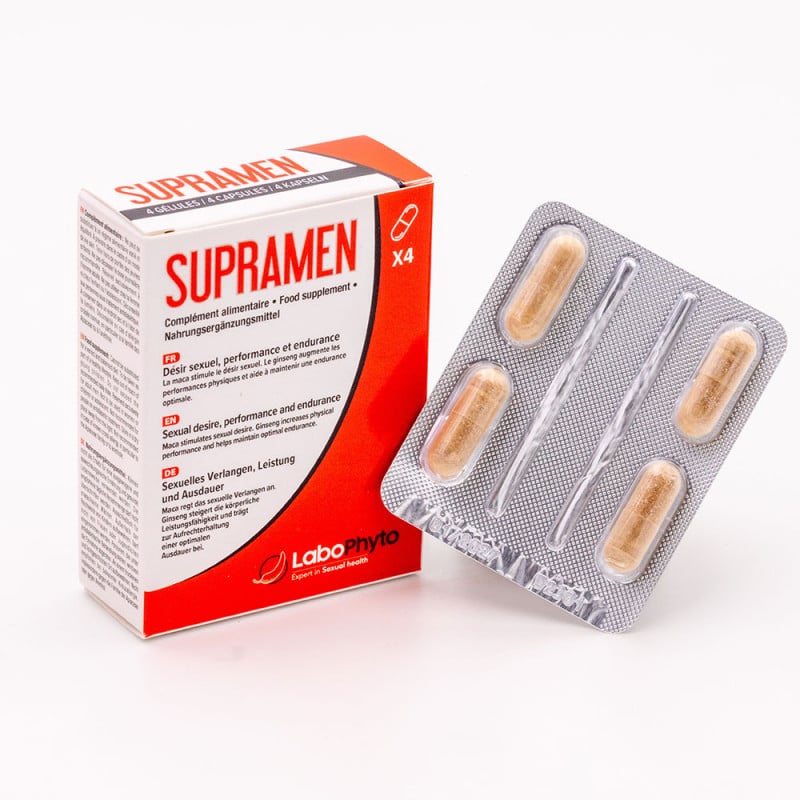 SupraMen (4 gélules) - Aphrodisiacs for cross-dressers
