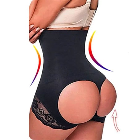 Culotte chaire ventre plat à trous - Fausses fesses Culotte chaire ventre plat à trous - Fausses fesses