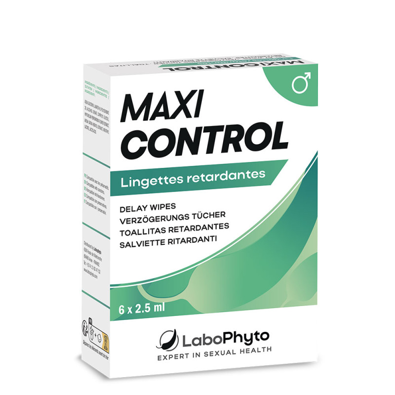 MaxiControl Lingettes Retardantes - Aphrodisiaques pour travestis