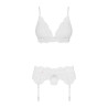 Ensemble séduisant blanc 3 pièces - Ensemble lingerie sexy pour travestis Ensemble séduisant blanc 3 pièces - Ensemble lingerie sexy pour travestis