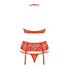 Glamorous red 3-piece set - Sexy set for cross-dressers Glamorous red 3-piece set - Sexy set for cross-dressers