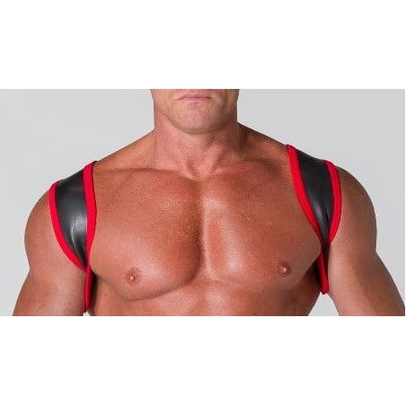 Mini Gilet rouge en néoprène - Lingerie for Crossdressers