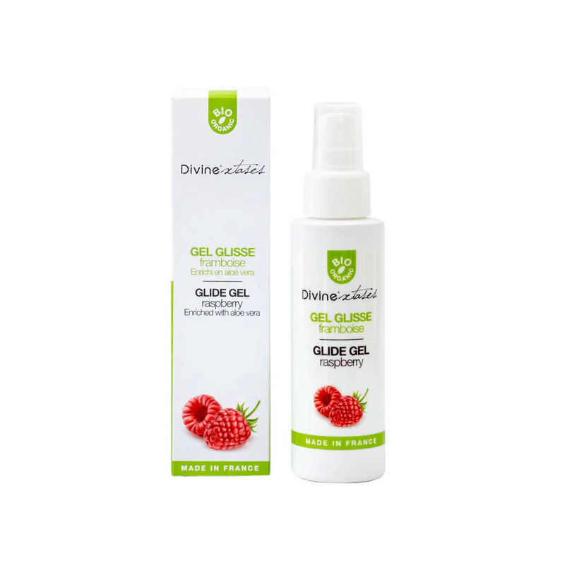 Gel Glisse Framboise Bio (100 ml) - Lubrifiants intimes pour travestis