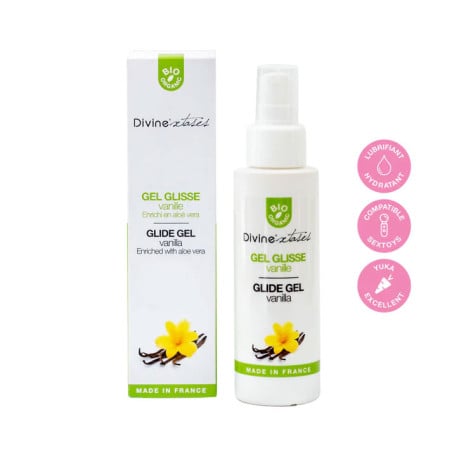 Gel Glisse Vanille Bio (100ml) - Lubrifiants intimes