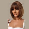 Perruque chatain Esther - Perruques pour travestis Perruque chatain Esther - Perruques pour travestis