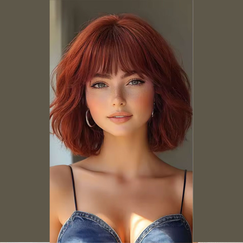 Perruque rousse Holly - Perruques rousses pour travestis