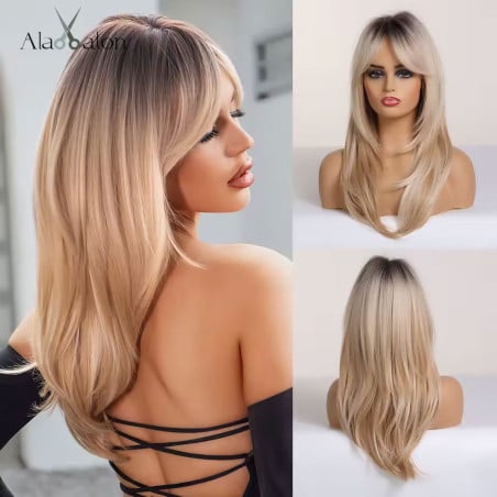 Perruque blonde Suzy - Perruques pour travestis