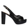 Hauts talons avec plateforme noirs - Sandales grandes tailles pour travestis Hauts talons avec plateforme noirs - Sandales grandes tailles pour travestis