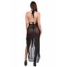 Robe longue en dentelle et voile transparent - Robes pour travestis Robe longue en dentelle et voile transparent - Robes pour travestis