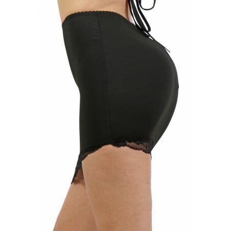 Jupe courte asymétrique en Lycra et dentelle - Jupes pour travestis