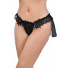 Thong with Bows and Ruffles - Panties & Thongs for cross-dressers Thong with Bows and Ruffles - Panties & Thongs for cross-dressers