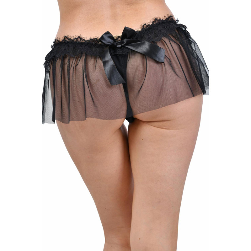 Thong with Bows and Ruffles - Panties & Thongs for cross-dressers