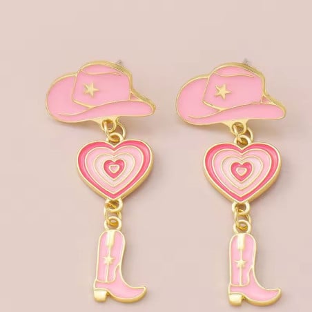 Cowgirl Clip-on Earrings - Clip earrings