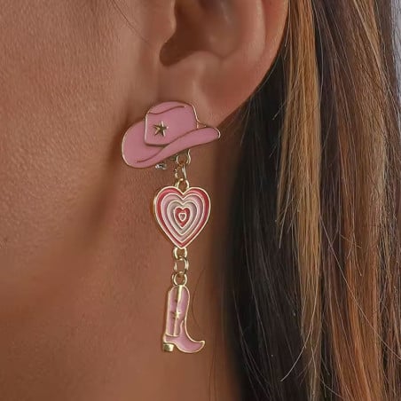 Boucles d'oreille Clips Cowgirl - Boucles d'oreilles à clips
