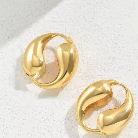 Boucles d'oreilles à Clips Ying Yang - Boucles d'oreilles à clips Boucles d'oreilles à Clips Ying Yang - Boucles d'oreilles à clips