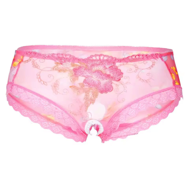 Pink Open Crotch Sissy Panties - Disguises - Sissy clothes