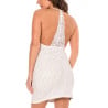 Robe blanche simili cuir et dentelle Sophia - Robes pour travestis Robe blanche simili cuir et dentelle Sophia - Robes pour travestis