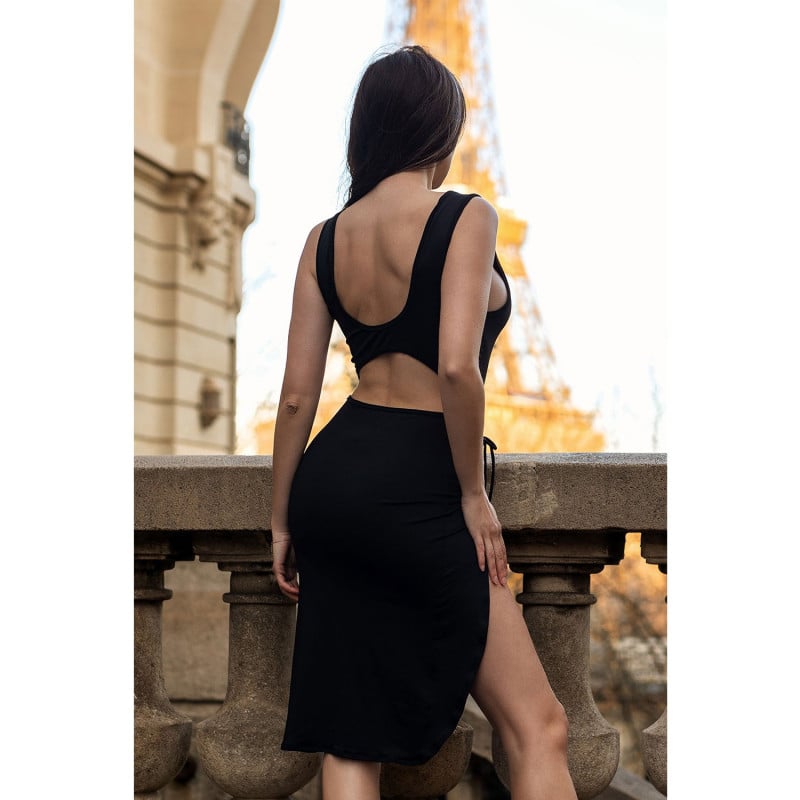 Anastasia Black Dress - Dresses