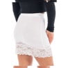 Jupe courte blanche Camélia - Jupes pour travestis Jupe courte blanche Camélia - Jupes pour travestis