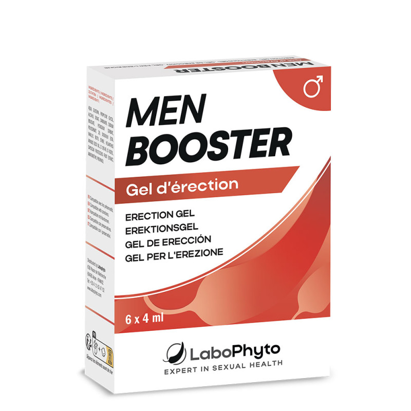 MenBooster Erection Gel Sachets - Aphrodisiacs for cross-dressers