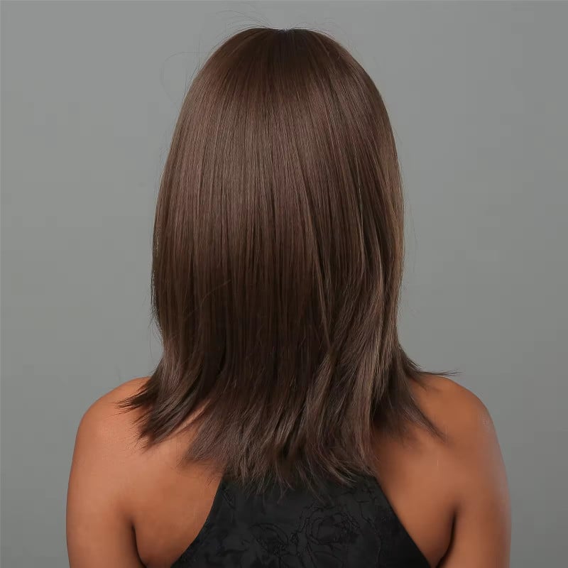 Alka brown wig - Chestnut