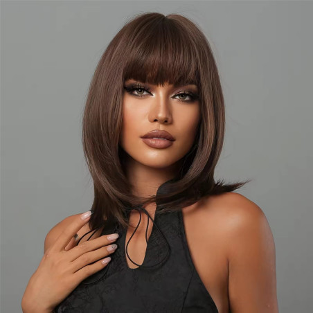 Perruque chatain Alka - Perruques chatains pour travestis Perruque chatain Alka - Perruques chatains pour travestis