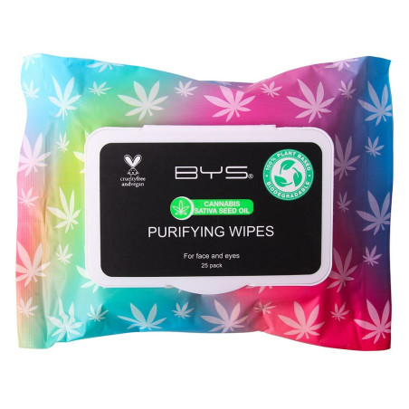 Purifying Hemp Makeup Remover Wipes (25 wipes) - Démaquillant pour travestis