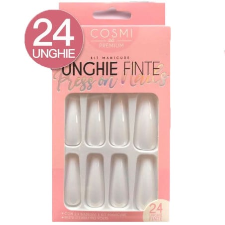 Faux ongles autocollants Snow - Faux Ongles pour travestis Faux ongles autocollants Snow - Faux Ongles pour travestis