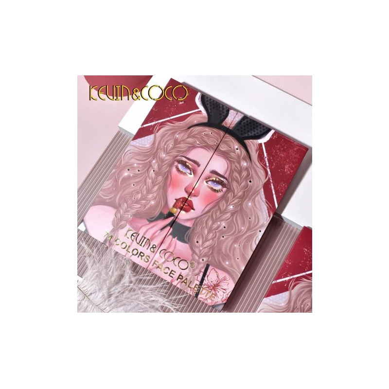 Magic Glam 74-Color Palette - Eyes