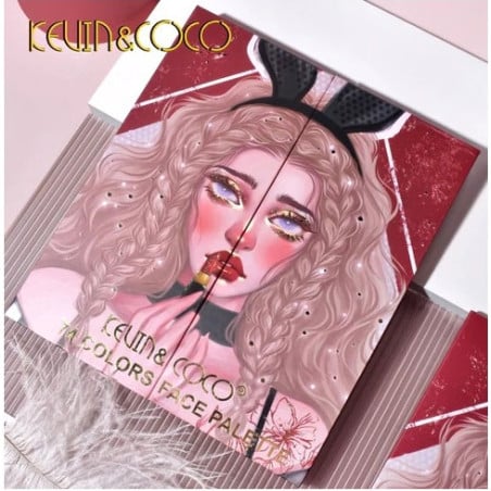 Palette 74 couleurs Magic Glam - Yeux Palette 74 couleurs Magic Glam - Yeux