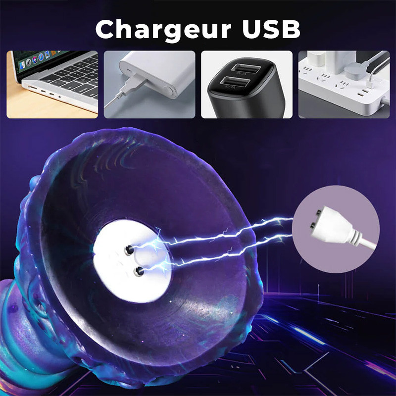 Vibromasseur Va et Vient Vortex de Venus - Gode Alien