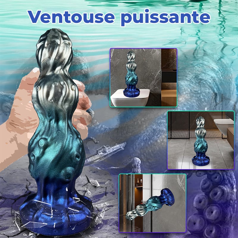 Gode sculpté Murmure océanique - Gode Alien