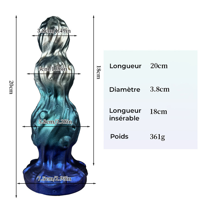 Oceanic Whisper Sculpted Dildo - Gode Alien