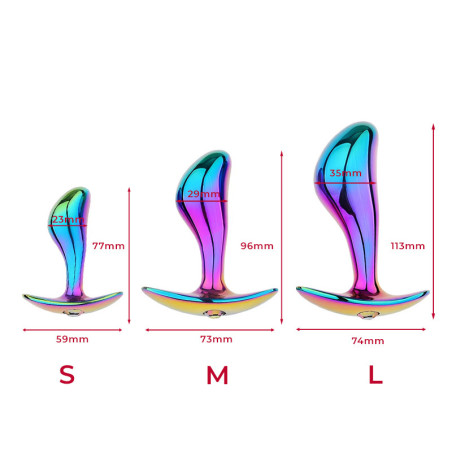 Prostate Plug - Rainbow - Anal plugs for transvestites