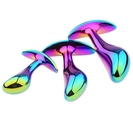 Plug Prostatique - Arc en Ciel - Plugs anals pour travestis Plug Prostatique - Arc en Ciel - Plugs anals pour travestis