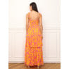 Floral Ruffled Flared Dress - Dresses Floral Ruffled Flared Dress - Dresses
