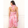 Robe évasée à motif zébré - Robes pour travestis Robe évasée à motif zébré - Robes pour travestis