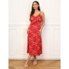 Robe à motif palmiers et volants - Robes pour travestis Robe à motif palmiers et volants - Robes pour travestis