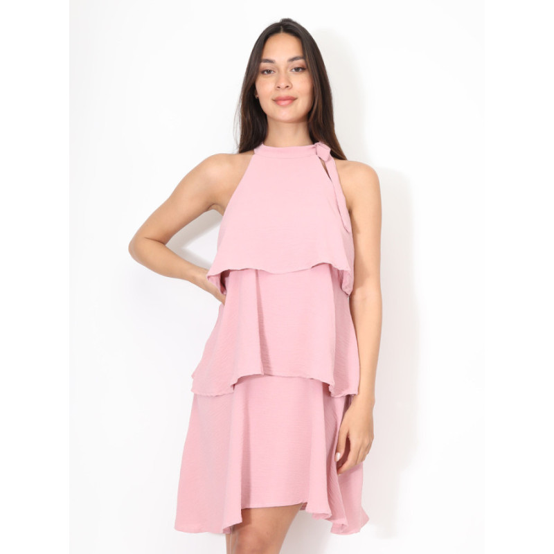 Ruffled Bow Dress - Dresses