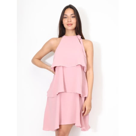 Robe à volants et nœud - Robes pour travestis