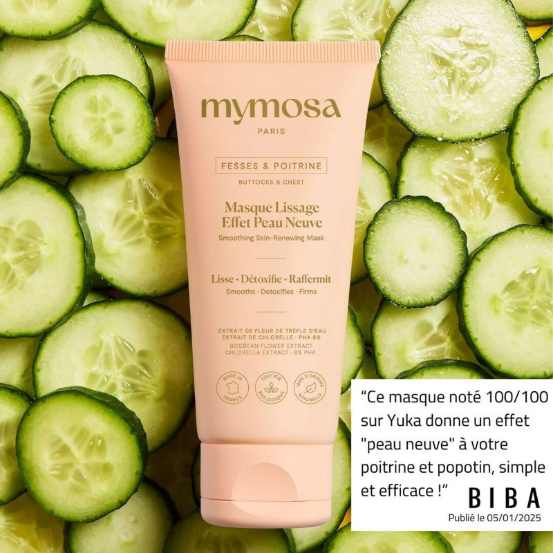 Masque Lissage Effet Peau Neuve - Poitrine & Fesses - Crèmes volume fesses pour travesti