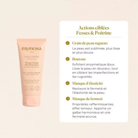 Smoothing Mask for New Skin Effect - Chest & Buttocks - Butt enhancement cream