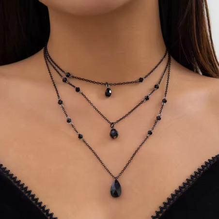 Collier Nuit Ardente - Colliers pour travestis Collier Nuit Ardente - Colliers pour travestis